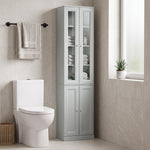 Tall Bathroom Storage Cabinet, 6-tier Bathroom Cabinet | Blue