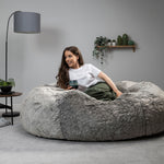 Cloud Giant Faux Fur Bean Bag 2-seater