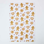 Gingerbread Man Christmas Tea Towel