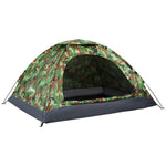 Camping Tent For 2 Person Dome Tent With Storage Pocket | Multi Colour