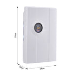 Ultra-quiet 25db Dehumidifier With Dual Drainage System, 2l Tank & Remote Control – Air Purification, Led Display, And 24h Timer