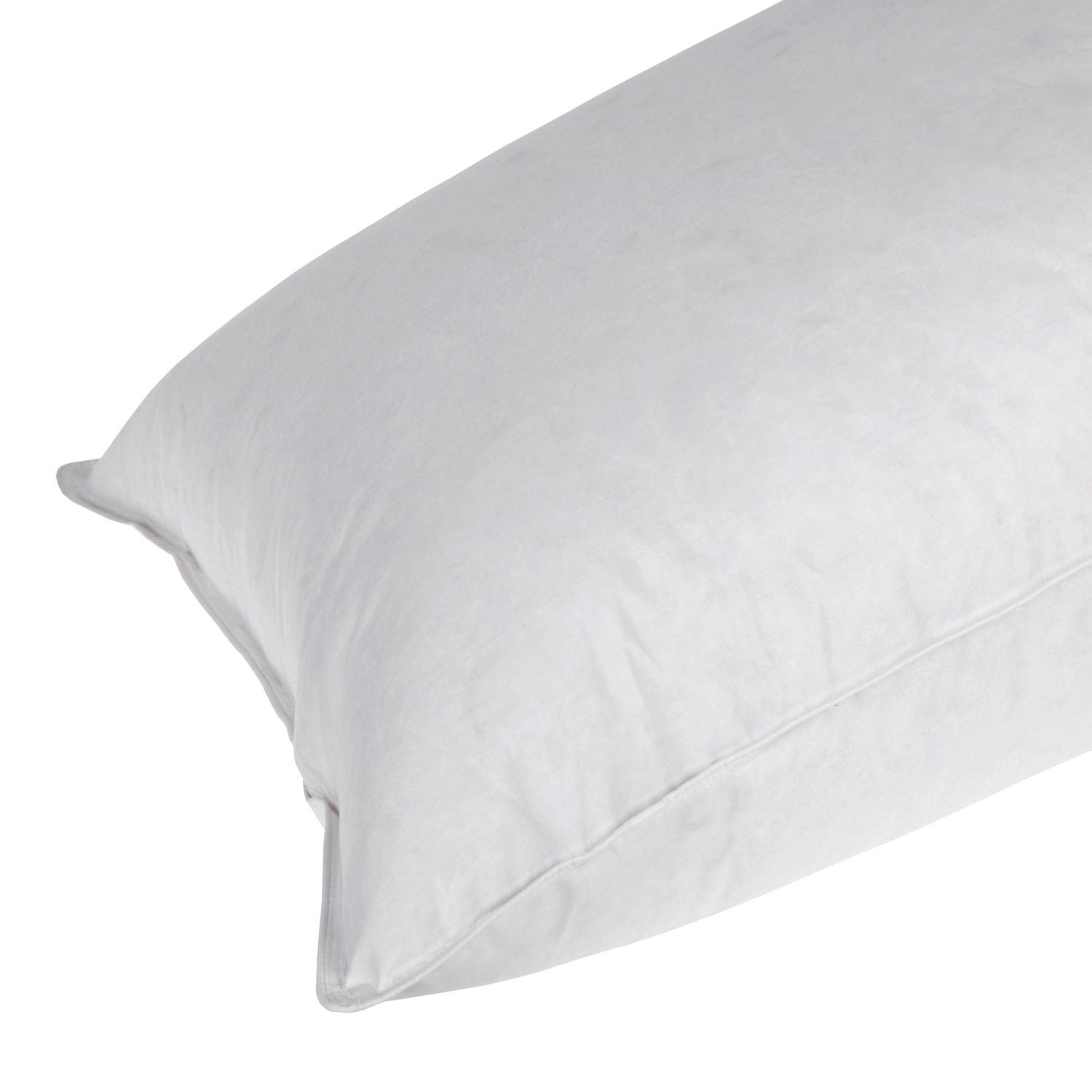 White Duck Feather And Down King Size Pillow