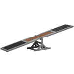 Wooden Pet Seesaw For Big Dogs With Anti-slip Surface, 180 X 30 X 30cm | Gray