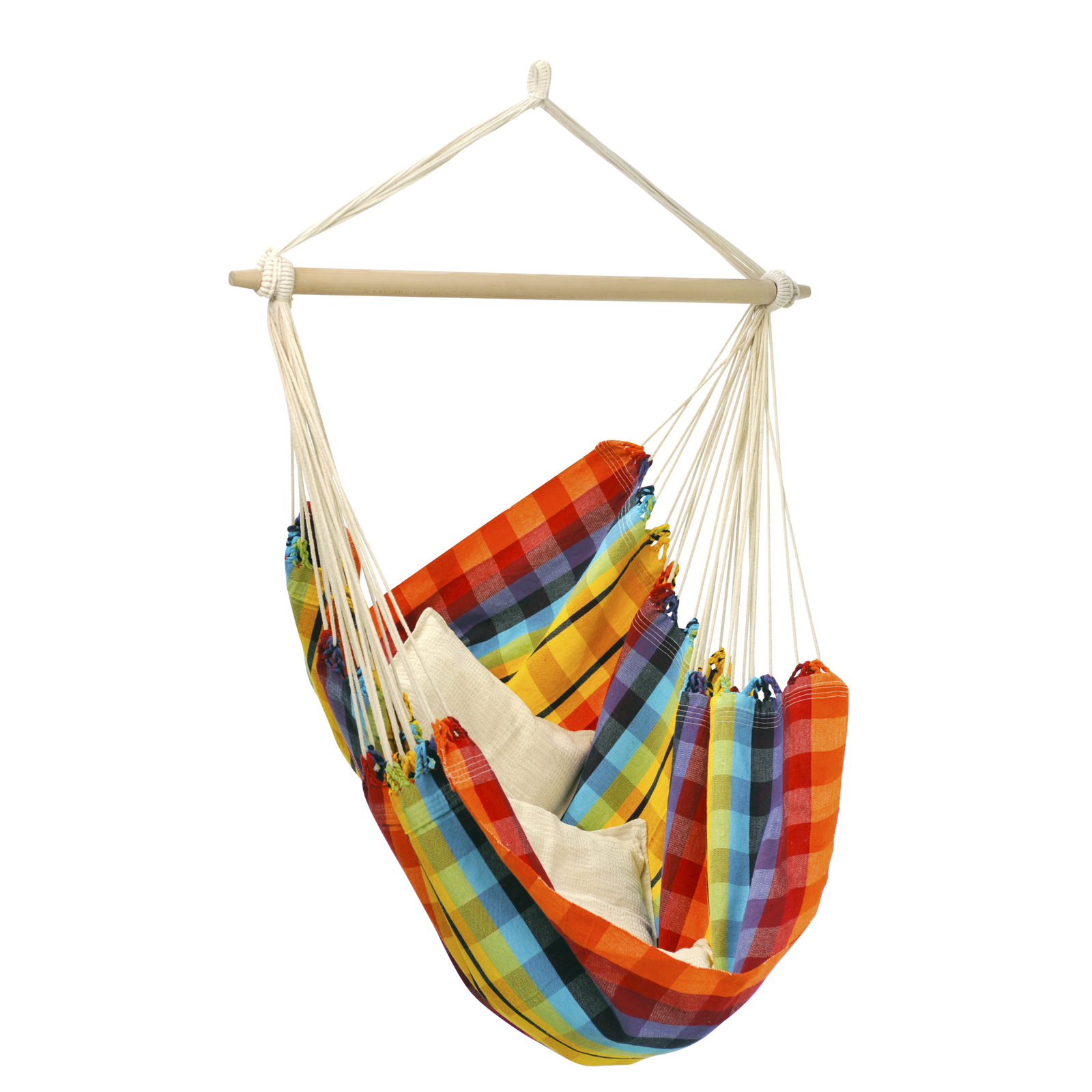 Brasil Hanging Hammock Chair - Rainbow