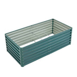 Rectangular Raised Garden Bed Raised Planters For Garden Outdoor | Dark Green