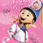 Princess Agnes Birthday Card Official Product