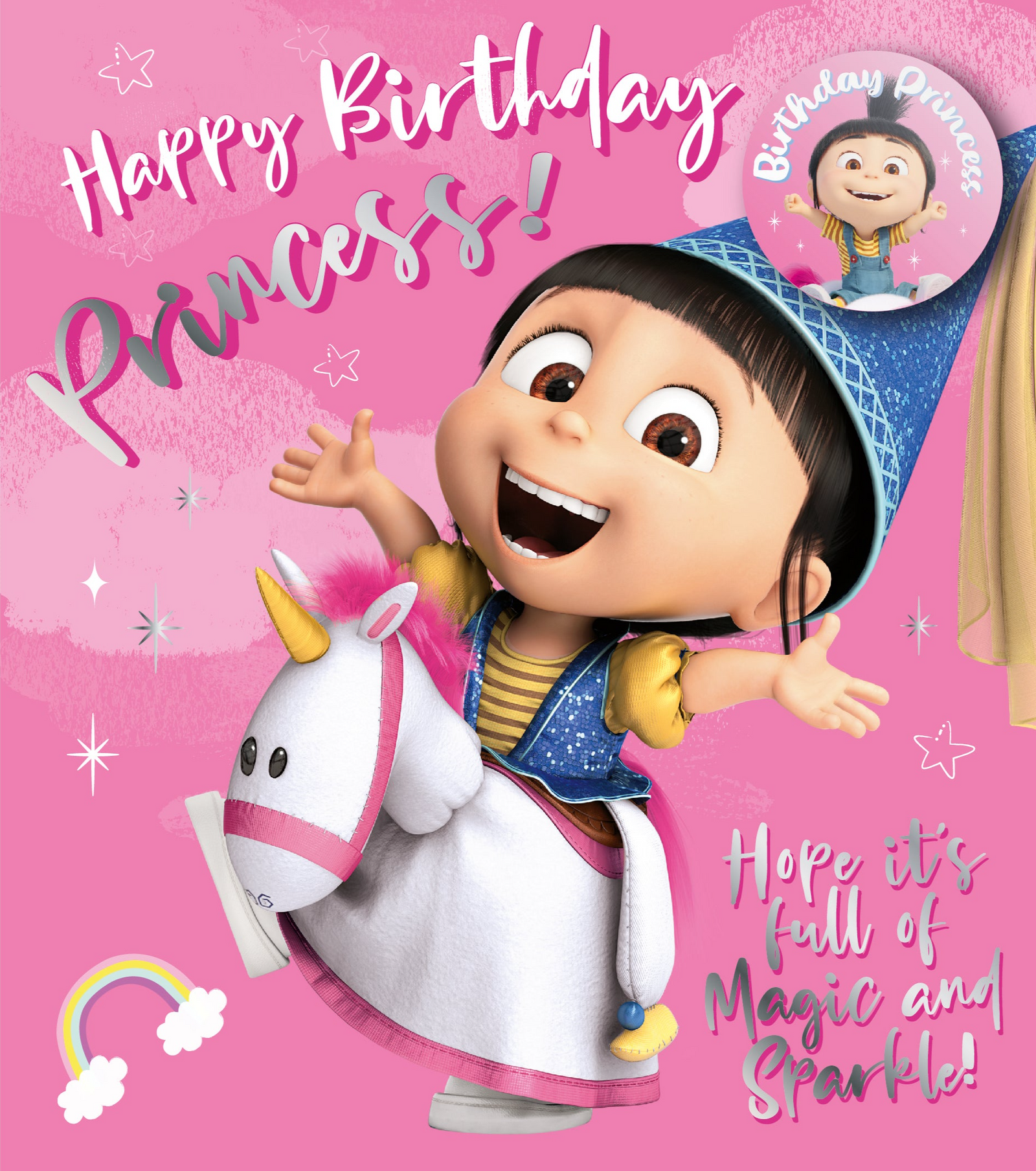 Princess Agnes Birthday Card Official Product