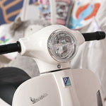 Vespa Licensed Kids Ride On Motorcycle 6v Battery Powered Electric Toys | White