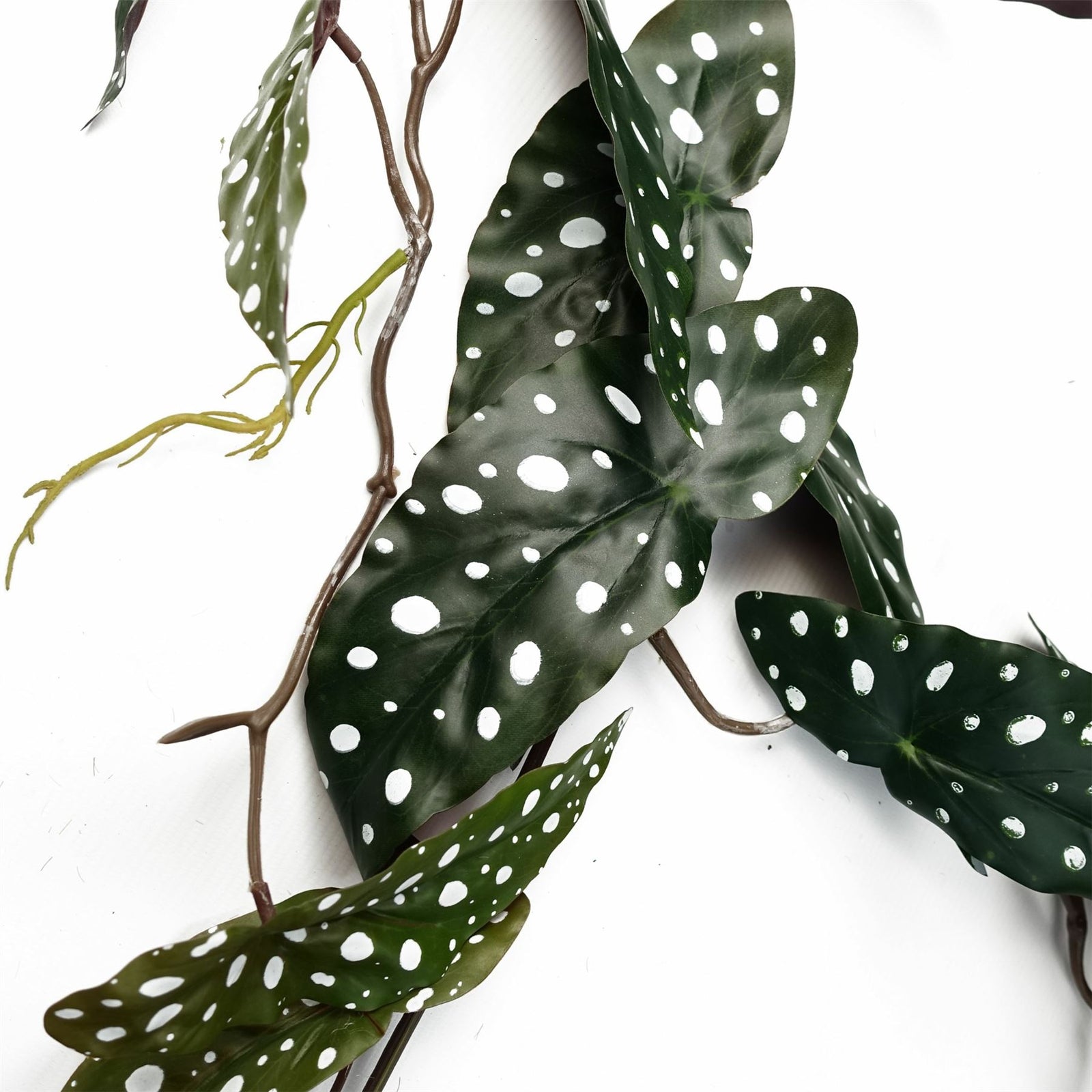 Artificial 110cm Trailing Hanging Begonia Maculata Spotted Plant Realistic