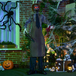 Life Size Outdoor Halloween Decoration Animatronic Chainsaw