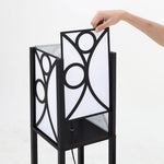 Breeins Floor Lamp Wood Standing With Storage Shelf