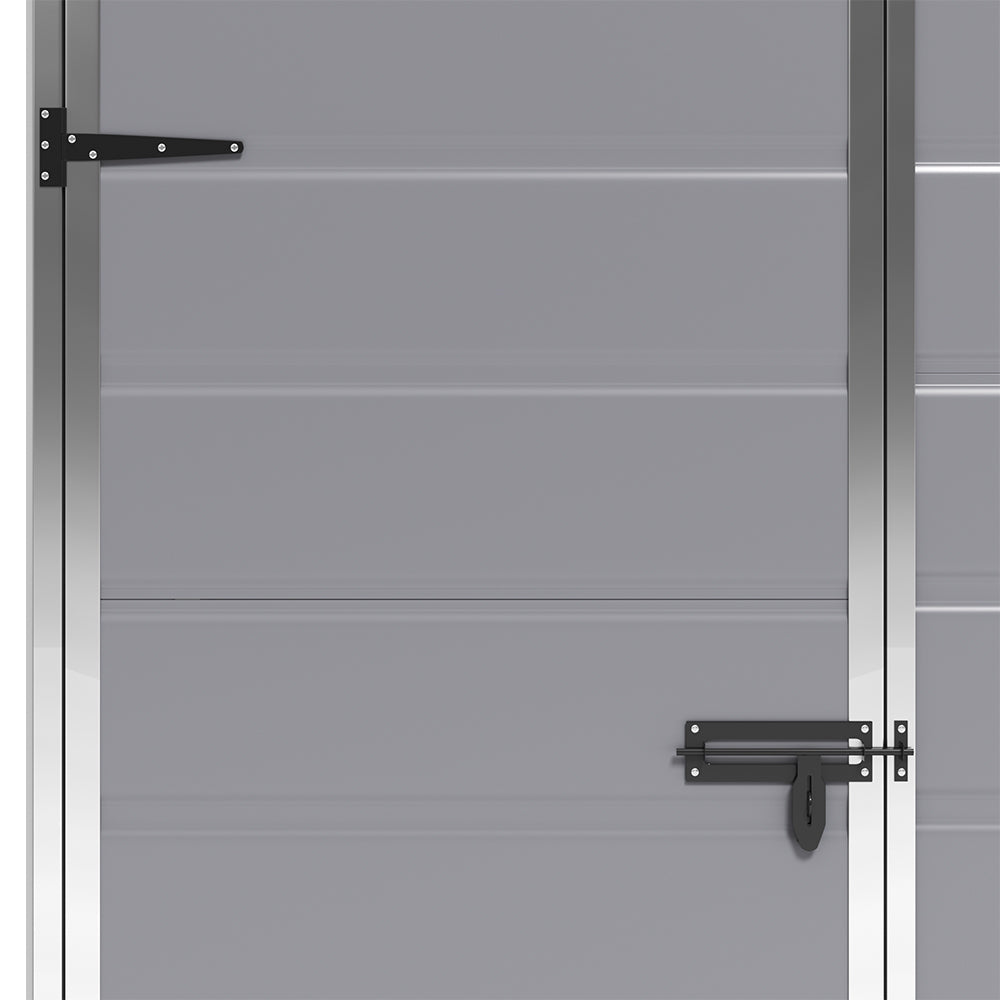 5x3ft Heavy Duty Outdoor Plastic Storage Shed  Waterproof Lockable