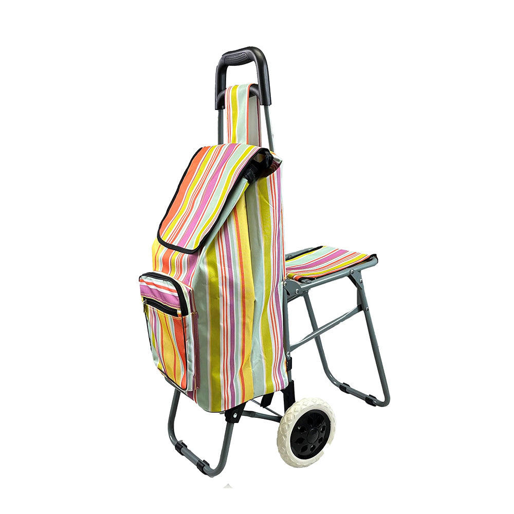 Shopping Trolley With Seat, Up To 16st, 30kg Storage