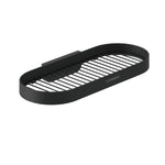 Shower Shelf, Bathroom Shelf, Black, Stainless Steel, Geyser Collection