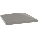 3x3m Gazebo Canopy Replacement Cover, With Drain Holes