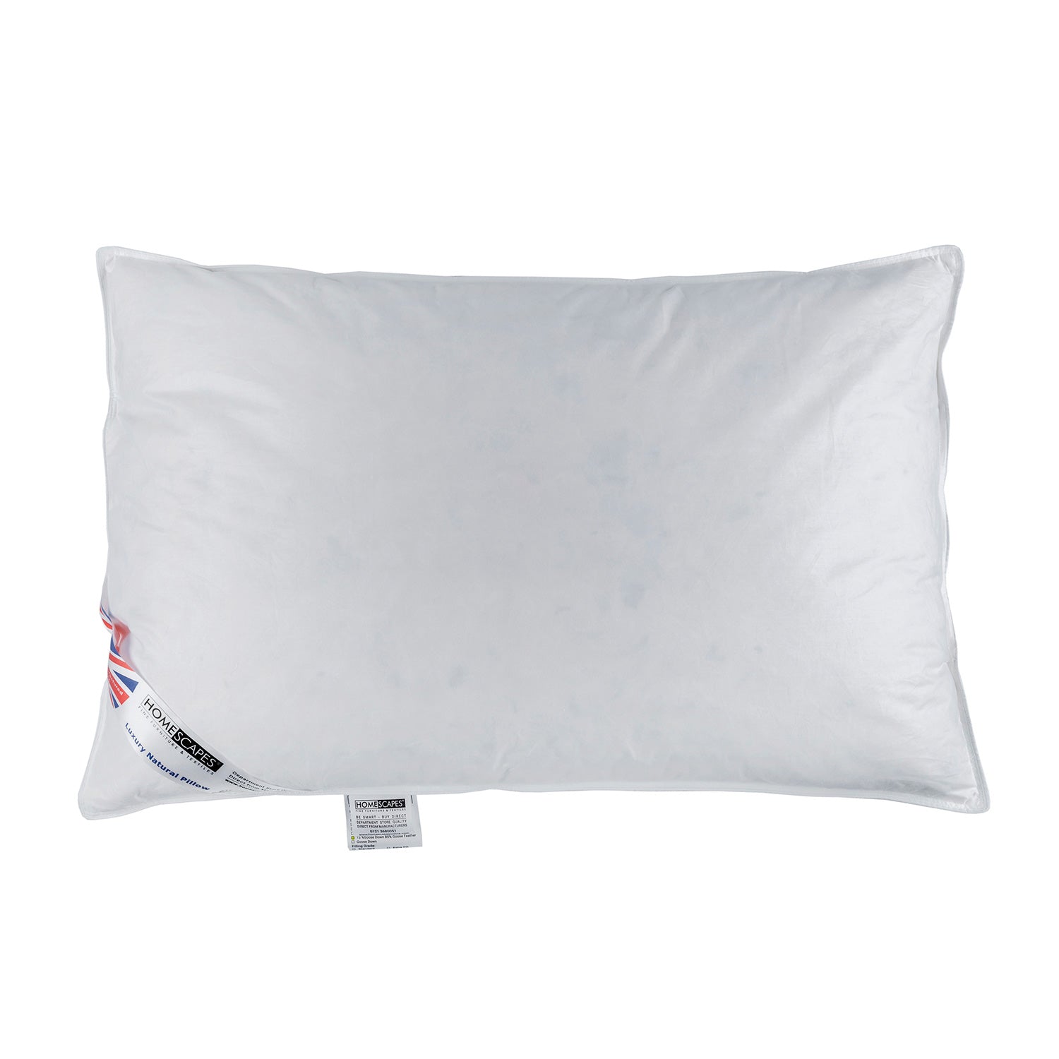Goose Feather & Down Camomile Pillow With Dried Camomile Insert Extra Fill