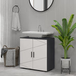 10x20/20x20cm "u" Cut-out Bathroom Vanity Unit | Medium | Light Slate Gray