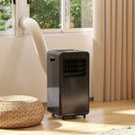 HOMCOM 10000 Btu Mobile Portable Air Conditioner Room Ac Unit W/ Rc, Black