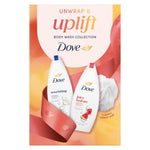 Unwrap And Uplift Body Wash Collection For Her With Luxury Puff | Set of 2