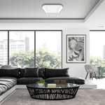Quadro Led Ceiling Lamp 40cm Stylish Modern Powerful Economical Full Remote Control | White