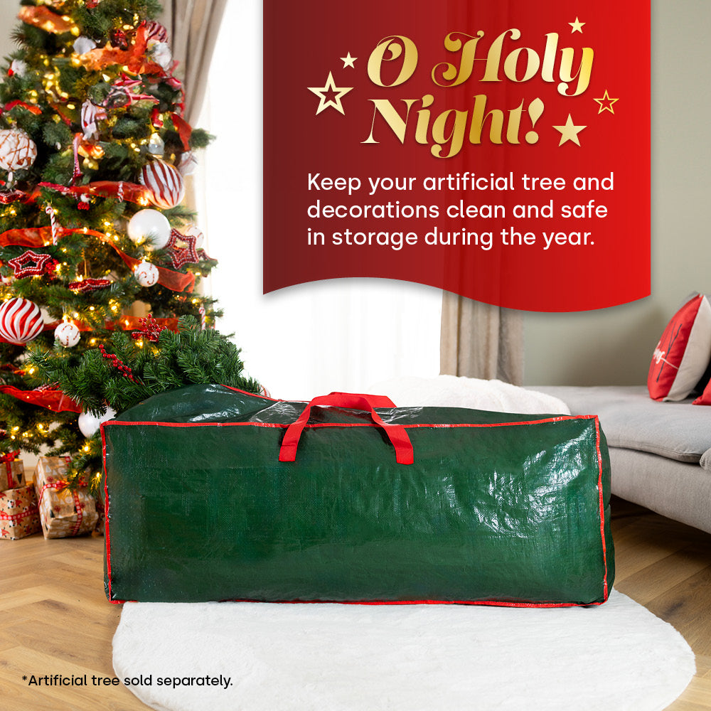 Hillington Xmas Tree Storage Bag 7ft Green Water Resistant