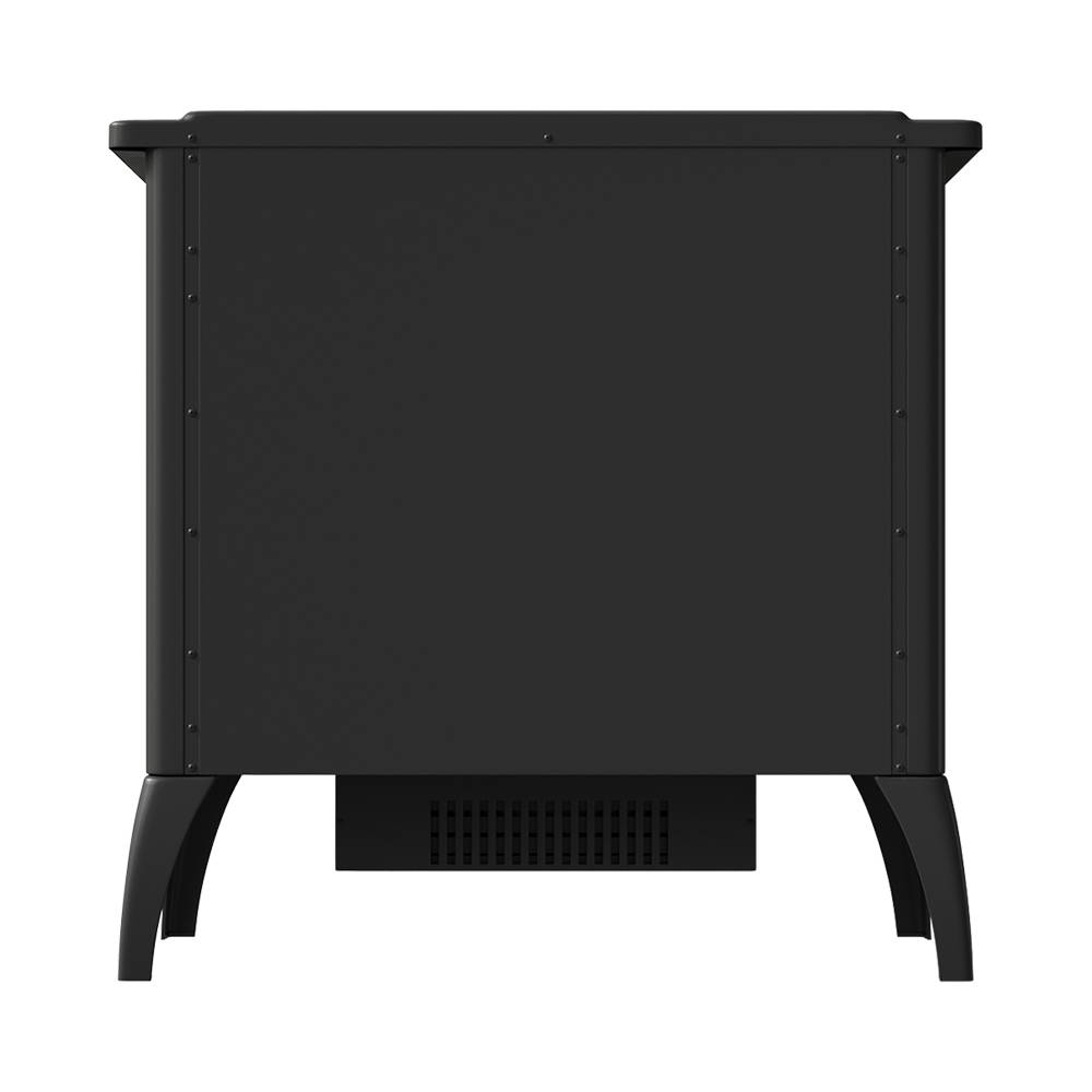 Freestanding Electric Fireplace Heater,1000w/2000w Portable Space Heater With Realistic Flame, Adjustable Brightness & Overheat Protection