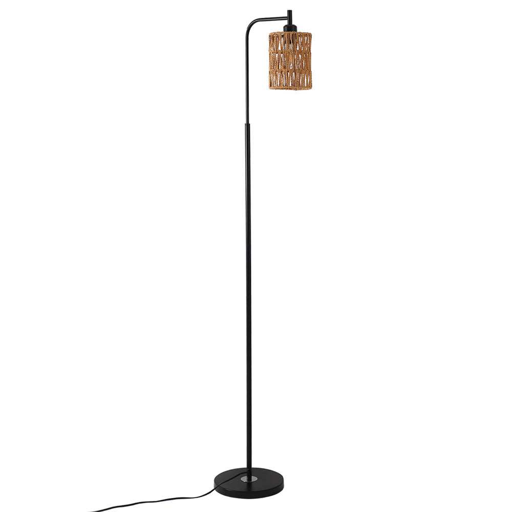 Breeins Modern Floor Lamp With Cylindrical Shade
