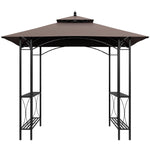 Outsunny 2.5x1.5m Bbq Tent Canopy Patio Outdoor Gazebo Sun Shelter