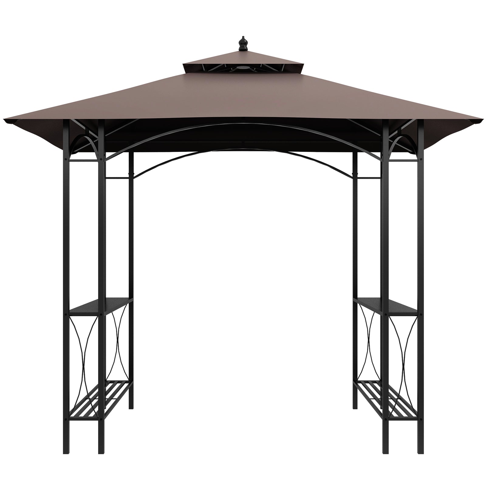 Outsunny 2.5x1.5m Bbq Tent Canopy Patio Outdoor Gazebo Sun Shelter
