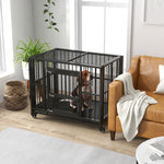 Heavy Duty Dog Crate Foldable W/ Openable Top