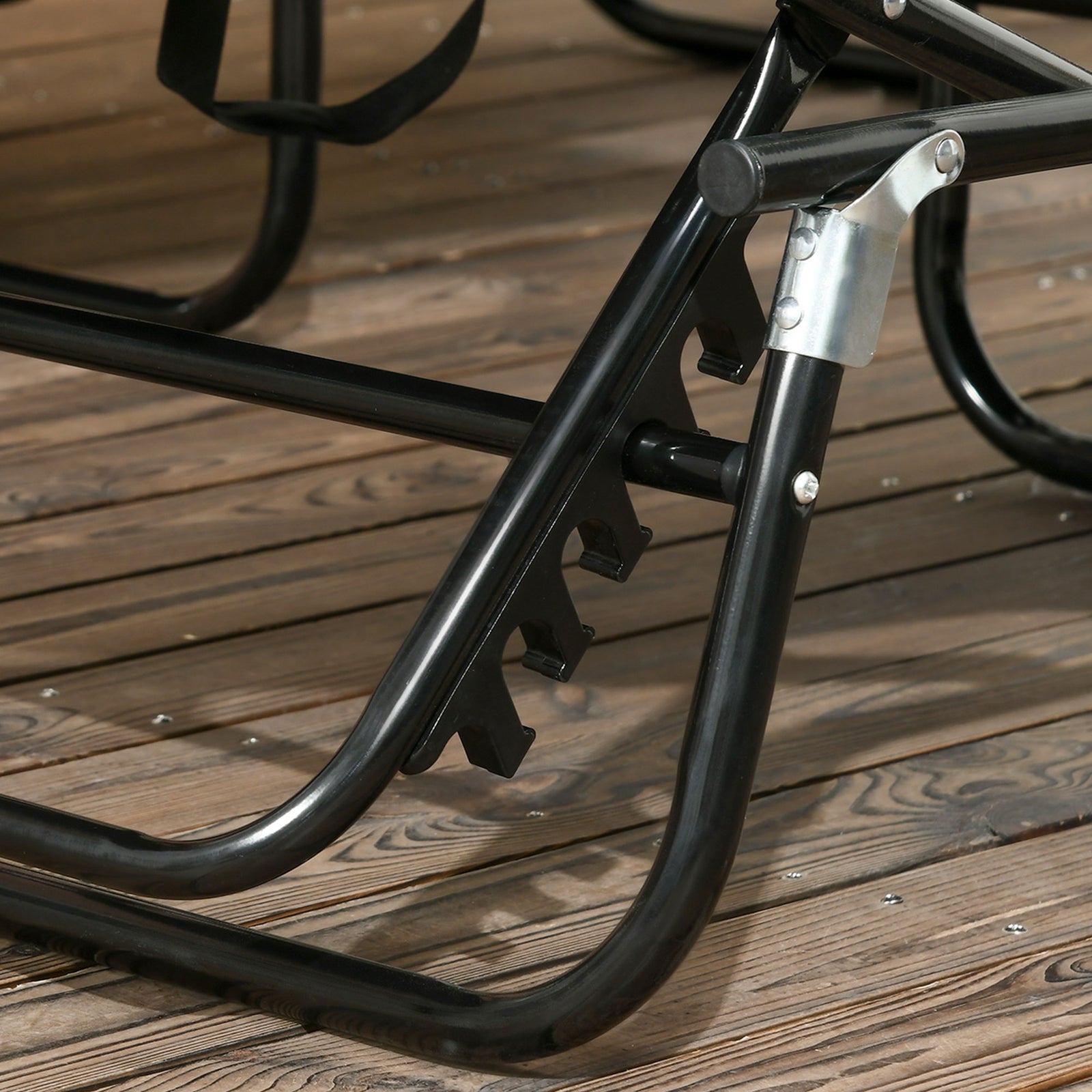 2 Piece Folding Sun Loungers With Adjustable Backrest | Blue