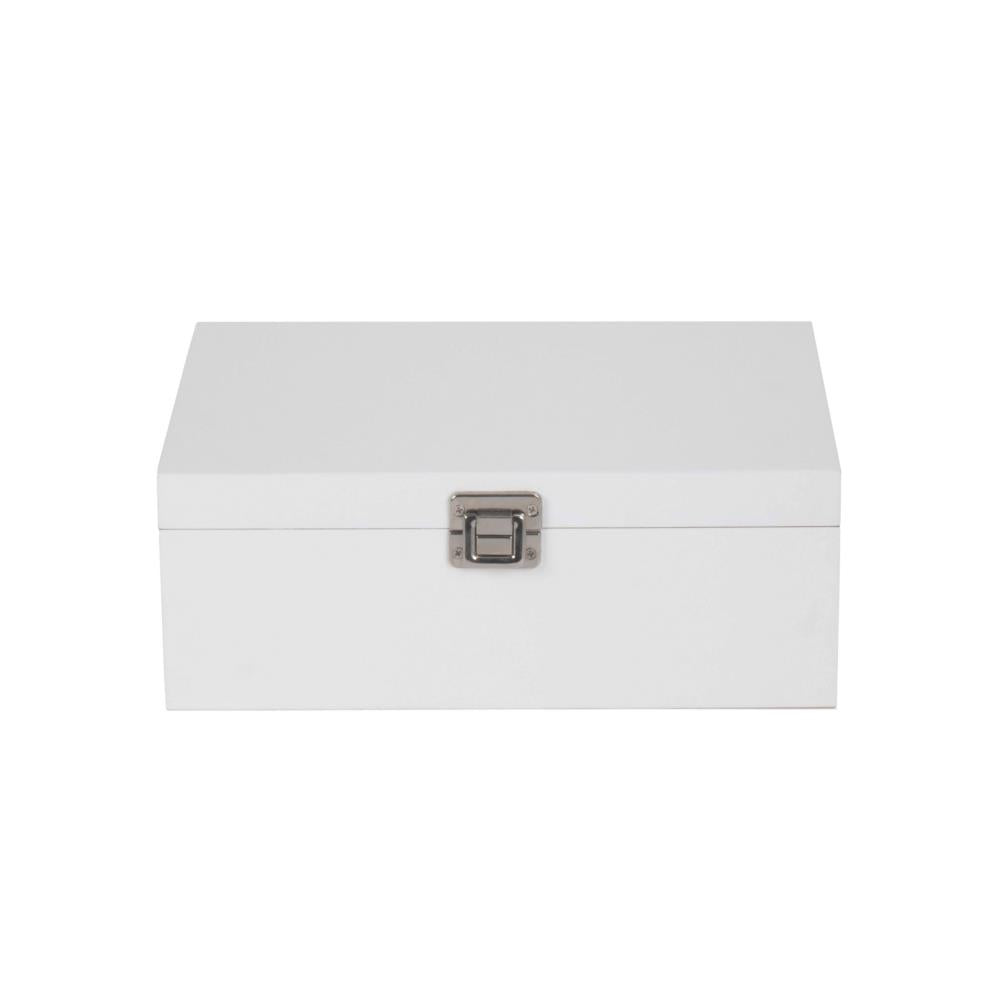 White Wooden Storage Box | Small | White
