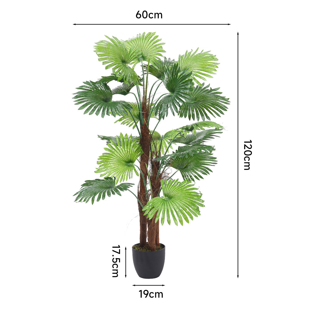 120cm Artificial Palm Tree In Pot For Decoration