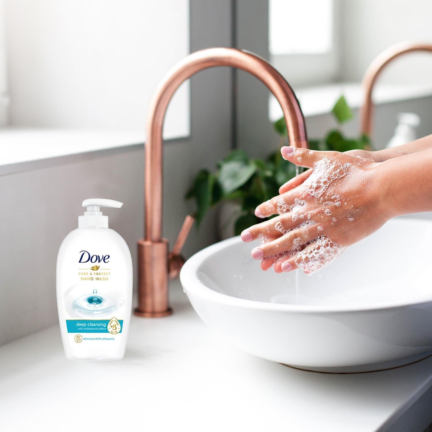 Care & Protect Deep Cleansing Hand Wash With Anti-bac Effect, 3x250ml