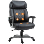 High Back Adjustable Massage Chair Black