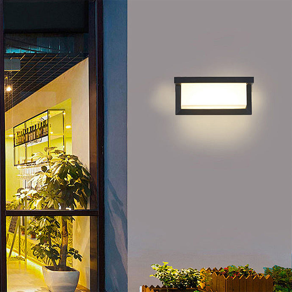 Outdoor Ip65 Waterproof Rectangular Wall Led Light