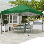 3 X 3(m) Pop Up Gazebo, Instant Shelter With 1-button Push | Green