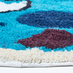 Cotton Tufted Blue Fish Children Rug
