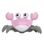 Rechargeable Crawling Crab Toy With Music | Pink
