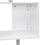 HOMCOM L-shaped Desk With Storage Shelf, Workstation