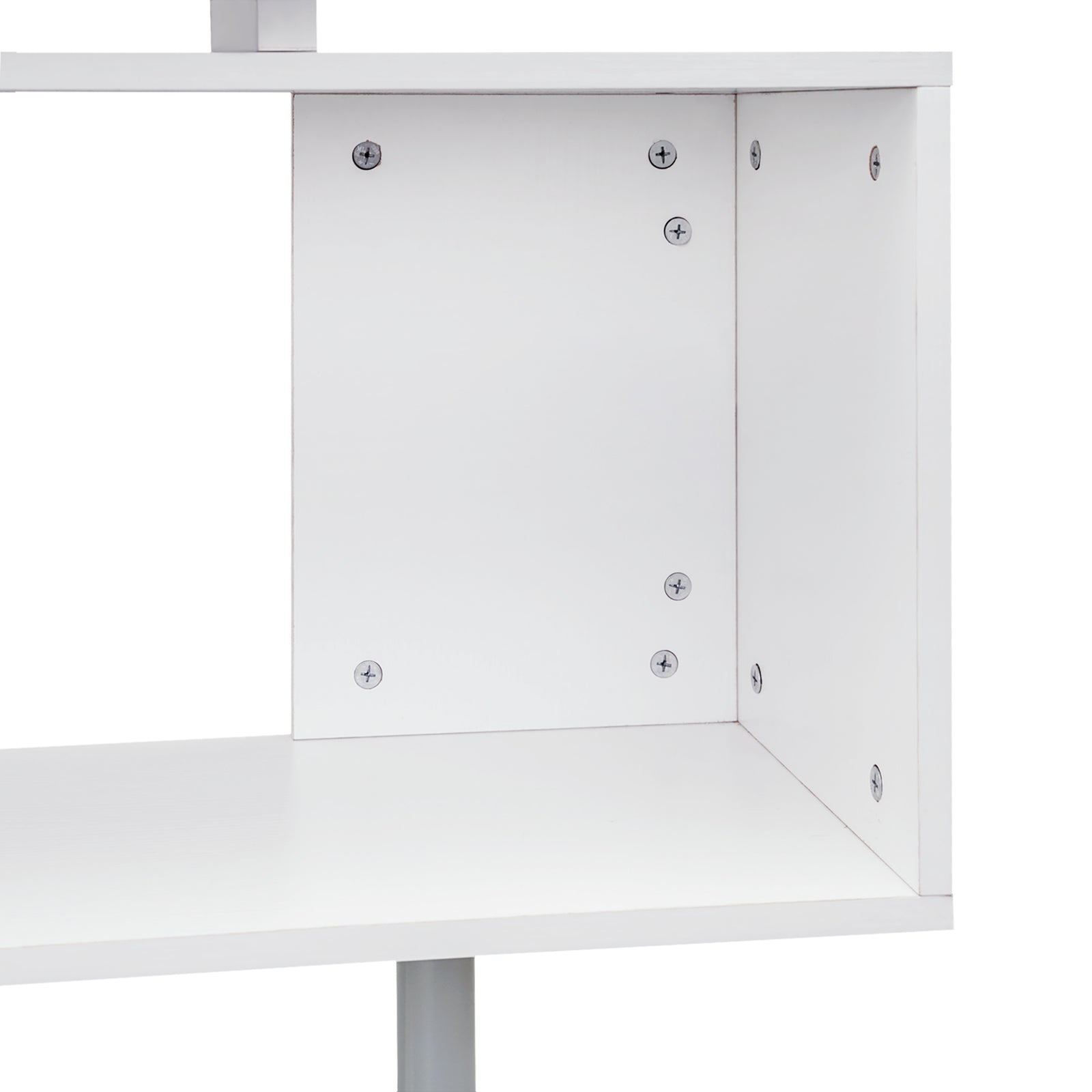 HOMCOM L-shaped Desk With Storage Shelf, Workstation