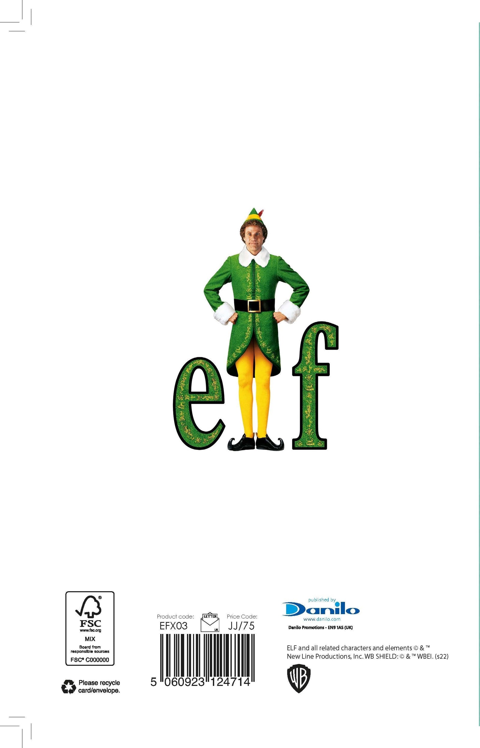 Elf Dad Christmas Card Official Product
