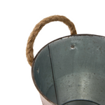Breeins Set Of 2 Vintage Wrought Iron Flower Pots