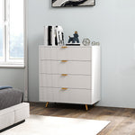 Chest Of Drawers With 4 Drawers For Bedroom, Living Room | One Size | White