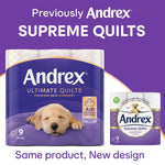 Toilet Rolls X72 Supreme Quilts Fragrance-free 3 Ply Toilet Paper, 3Pk | Set-of-3