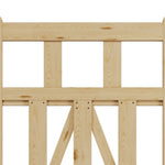 76cm/90cm/120cm Wx120cm H Classic Wooden Garden Gate With Lock Natural Finish, Vertical Slat Design | Small | Natural