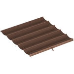 2.55x2.5m Pergola Cover Replacement For 3x3m Frame Brown