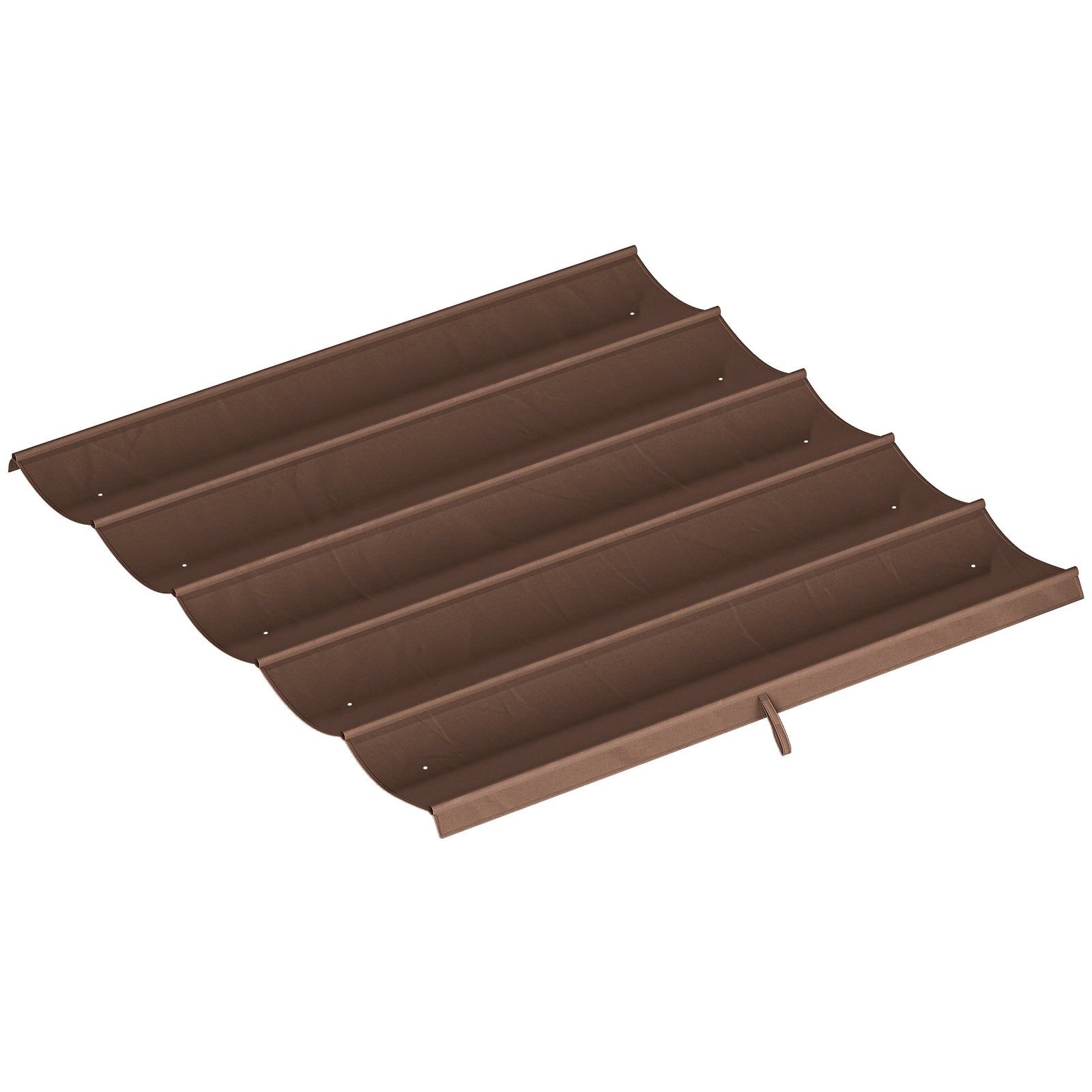 2.55x2.5m Pergola Cover Replacement For 3x3m Frame Brown