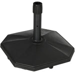 18kg Patio Parasol Base Concrete Stand, Black
