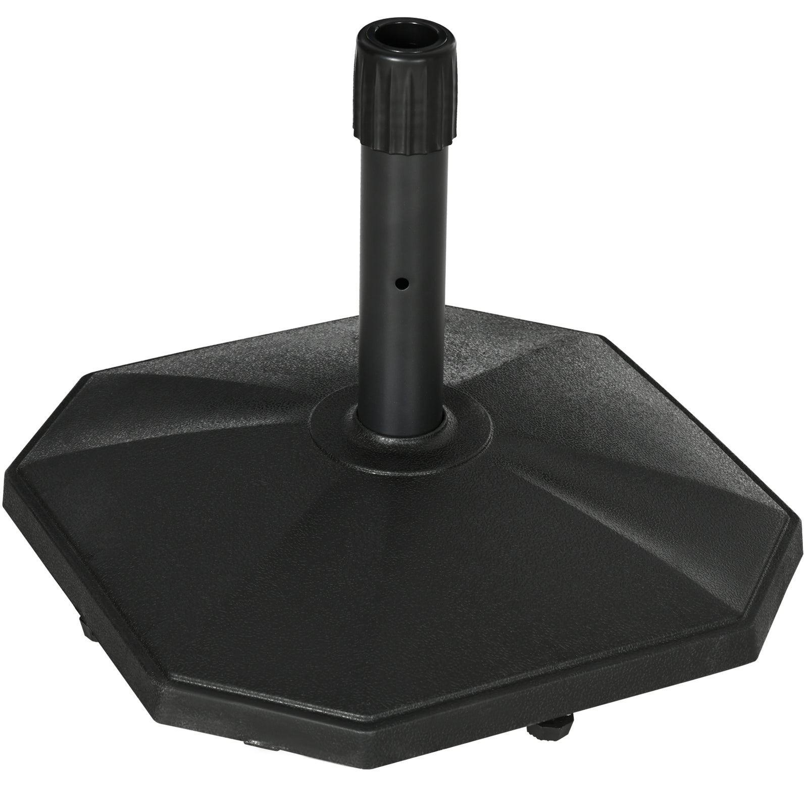 18kg Patio Parasol Base Concrete Stand, Black